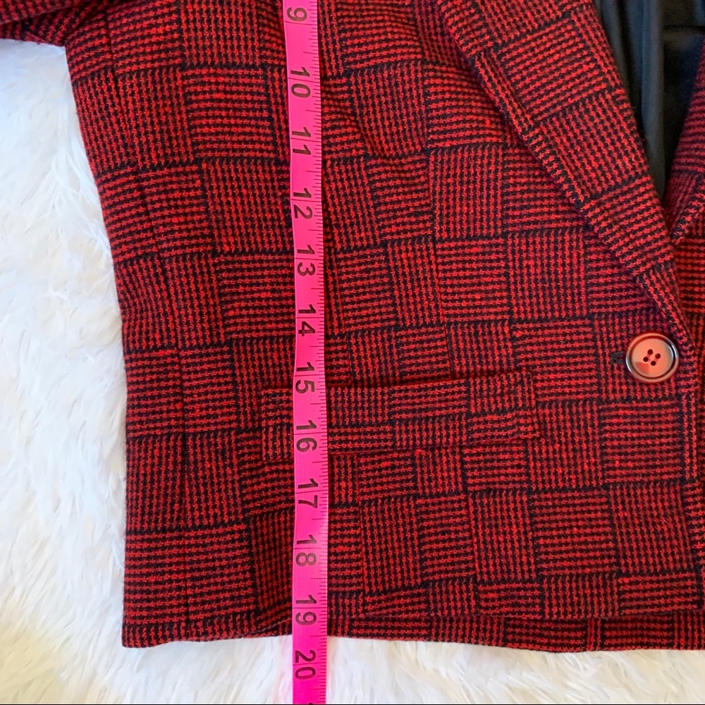 70s Vintage Pendleton Wool 1 Button Striped Blazer - Picture 12 of 13